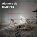 NIVEL LÁSER CON METRO INCLUIDO 4 EN 1