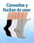 Medias Sin Costura Para Diabéticos - 4 Pares