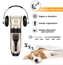 Recortador de pelo profesional para mascotas: silencioso, inalámbrico y preciso.