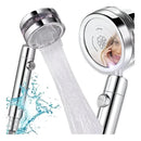 TurboShower™ 360° – Cabezal de Ducha de Alta Presión y Ahorro de Agua