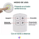Set 3 Luces Led Inalámbricas Control Remoto!